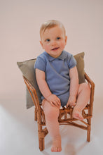 Load image into Gallery viewer, &quot;Rory&quot; blue knit romper
