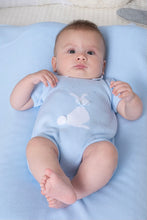 Load image into Gallery viewer, &quot;Jasper&quot; blue bunny romper
