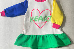 "Emmie" heart coloured dress