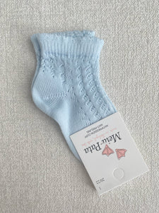 Blue pelerine socks